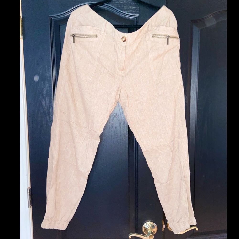 Michael Kors Beige Linen Pants
